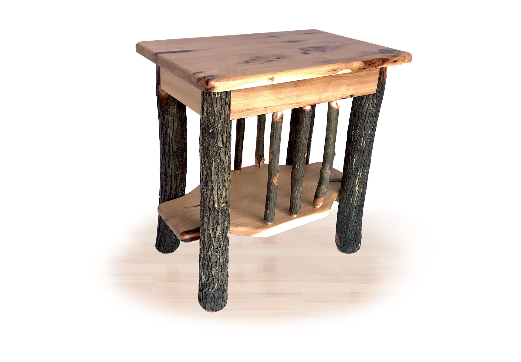 Hickory end table discount